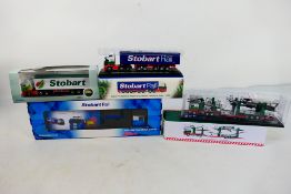 Tekno - Oxford - 4 x boxed trucks in Eddie Stobart livery including a limited edition Tekno Stobart