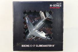 Hogan Wings - A boxed Hogan Wings M-Series 1:200 scale #7778 Boeing C-17A Globemaster III RAF '10th