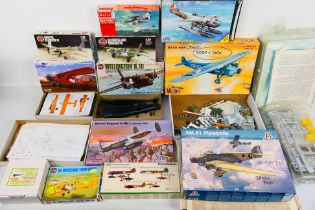 Airfix - Italeri - Dora Wings - Others - A collection of part built and incomplete model kits.
