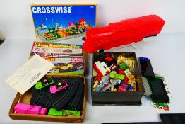 Crosswire - Lego - Meccano - Marx. A selection of boxed and loose items appearing in VG+ condition.