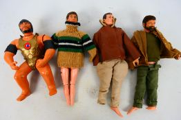 Palitoy - Hasbro - Action Man - Three unboxed Action Man figures with an unboxed Action Man 'The
