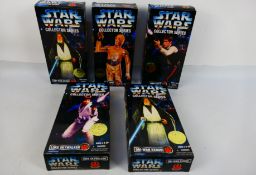 Star Wars - Kenner - Five boxed 12" Star Wars Collector Series action figures by Kenner.
