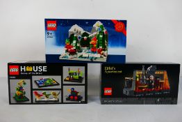 Lego - Sealed Sets. A trio of sealed Lego box sets appearing in Excellent to Mint condition.