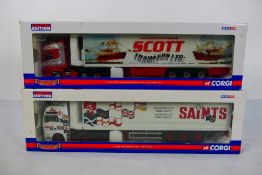 Corgi - Two boxed diecast 1:50 scale Limited Edition 'Hauliers of Renown' model trucks.