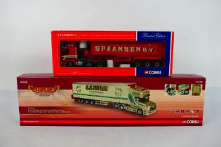 Corgi - Two boxed diecast 1:50 scale Limited Edition model trucks.