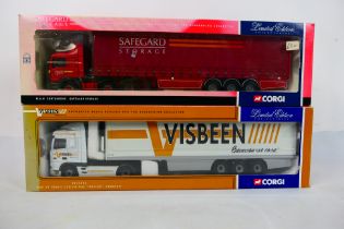 Corgi - Two boxed diecast 1:50 scale Limited Edition model trucks.