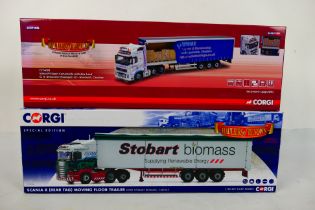 Corgi - Two boxed diecast 1:50 scale Limited Edition 'Hauliers of Renown' model trucks.