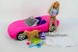 Mattel - Barbie - An unboxed Barbie Corvette Convertible Car,