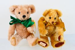 Dean's Rag Book - 2 x limited edition jointed mohair bear named Herbert and Hector made for the