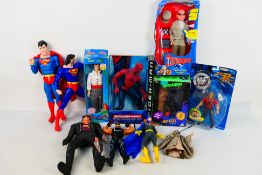 Superman - Batwoman - Hulk Hogan - The Little Mermaid - Thunderbirds - Spiderman.