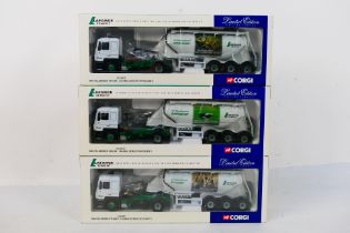 Corgi - Three boxed diecast 1:50 scale Limited Edition diecast 'Lafarge Zement' liveried MAN