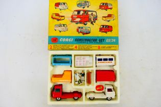 Corgi - A boxed Constructor Set # GS/24 with two Commer chassis and 4 x different back sections.