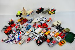 Matchbox - Corgi - Others - An unboxed collection of diecast model vehicles in several scales.