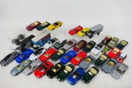 Corgi - MC Toy - New Ray - A group of 38 x unboxed models including Ferrari 288GTO, Jaguar F Type,