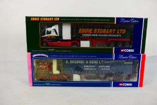 Corgi - Two boxed diecast 1:50 scale Limited Edition model trucks.