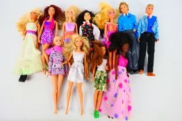 Mattel - Barbie - Ken - An unboxed collection of 11 modern Barbie dolls, in a variety of outfits.