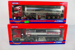 Corgi - Two boxed diecast 1:50 scale Limited Edition 'Hauliers of Renown' model trucks.