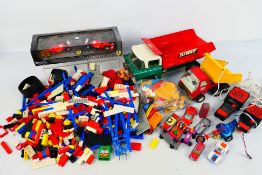 Triang - Tonka - Hot Wheels - Lego - Others - A mixed lot that contains mostly unboxed diecast and