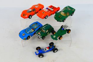 Scalextric - VIP - A group of unboxed vintage slot cars including, Mirage Ford # C15,
