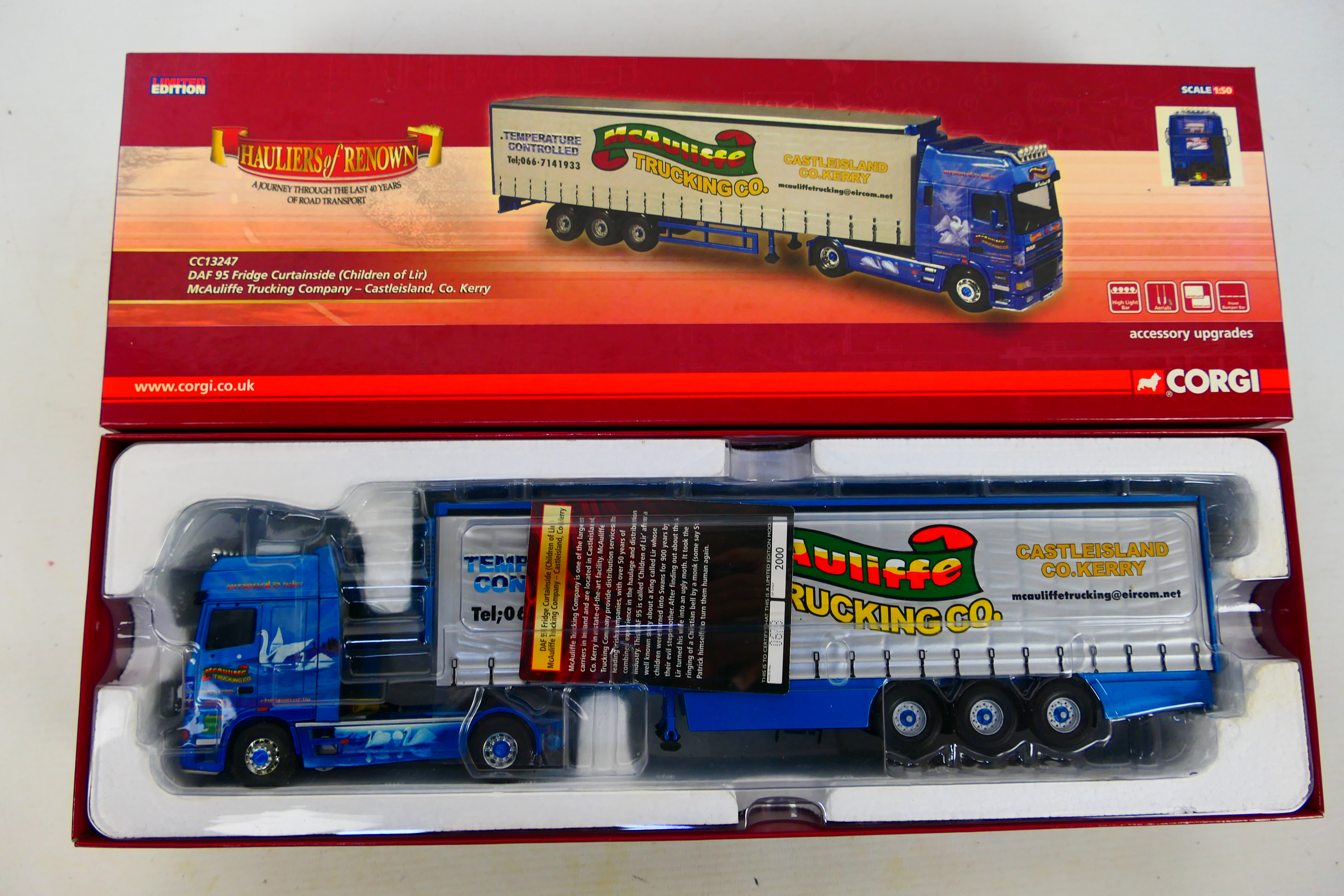 Corgi - Two boxed diecast 1:50 scale Limited Edition 'Hauliers of Renown' model trucks. - Image 3 of 5