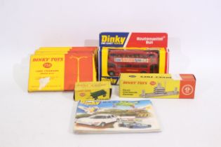 Dinky Toys - A selection of Seven boxed items and Three catalogues.