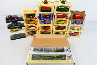 Lledo - Solido - A boxed collection of diecast model vehicles in various scales.
