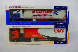 Corgi - Two boxed diecast 1:50 scale Limited Edition model trucks.