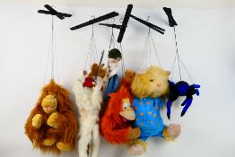 Marionettes - Cat and The Fiddle - Monkey - Spider - Bear.