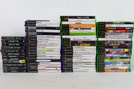 Xbox - Sony Playstation - A boxed Collection of 70 games for Xbox, Playstation 1 and Playstation 2.