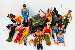 Action Man, Star Wars - 13 x modern Action Man figures and vehicles,