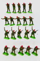 Britains Super Deetail - An unboxed collection of 20 Britains Super Deetail Paratrooper figures.