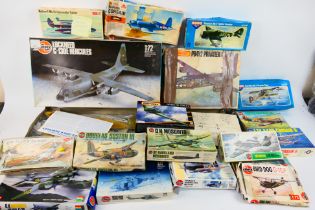 Airfix - Novo - Others - A boxed group of part built or incomplete 1:72 scale plastic aircraft