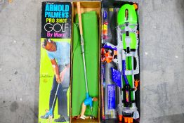 Marx - Hasbro - Two boxed toys including a vintage Marx Arnold Palmer's Pro Shot Golf - shows signs