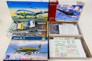 Special Hobby - Italeri - Heller - Three boxed 1:72 scale plastic military aircraft model kits.