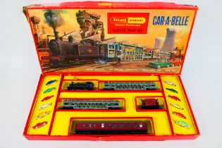 Tri-ang - Hornby - A boxed OO gauge Car-A-Belle train set with a smoking locomotive,
