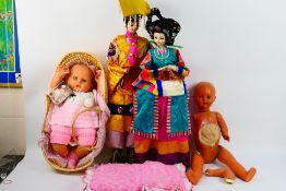 Zapf Creation, Other - Lot includes 2 x large baby dolls, one being Zapf Creation,