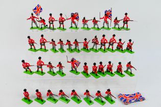 Britains Deetail - An unboxed collection of 41 Britains Deetail 'Battle of Waterloo' British