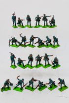 Britains Deetail - An unboxed collection of 24 Britains Deetail German Infantry figures.