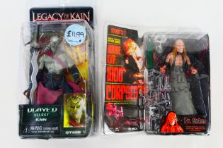 Neca - Two carded collectible and scarce 7" action figures from Neca.