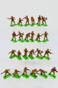 Britains Deetail - An unboxed collection of 24 Britains Deetail British Infantry figures.