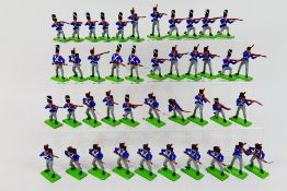 Britains Deetail - An unboxed collection of 42 Britains Deetail 'Battle of Waterloo' French
