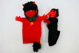 Steiff - Other - Two vintage 'Devil' glove puppets,