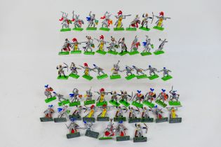 Britains Deetail - 52 unboxed Britains Deetail Knights on Foot.
