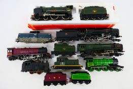 Hornby - Lima - A group of mainly unboxed OO and HO locomotives.