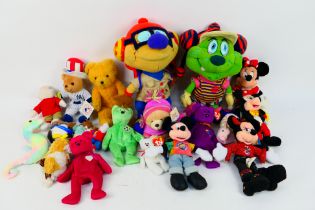 Ty Beanies - Disney - McDonalds - A collection of soft toys including Mickey Mouse, Minnie Mouse,