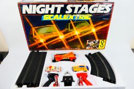 Scalextric - A boxed 1980s Scalextric Night Stages set # C850.