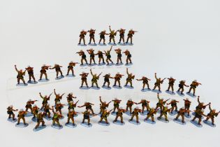 Britains Super Deetail - A Britains clear bag containing 57 Britains Super Deetail SAS figures.