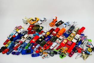 Corgi - Matchbox - Dinky - Transformers - A collection of unboxed model cars including Corgi