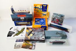 Corgi - Atlas - Claytown Collection - A group of boxed models including Titanic in 1:1136 scale,