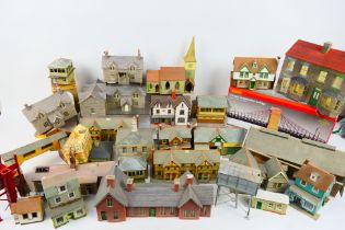 Hornby - Metcalfe - Others - A collection of mostly card buildings for OO gauge layouts with a few